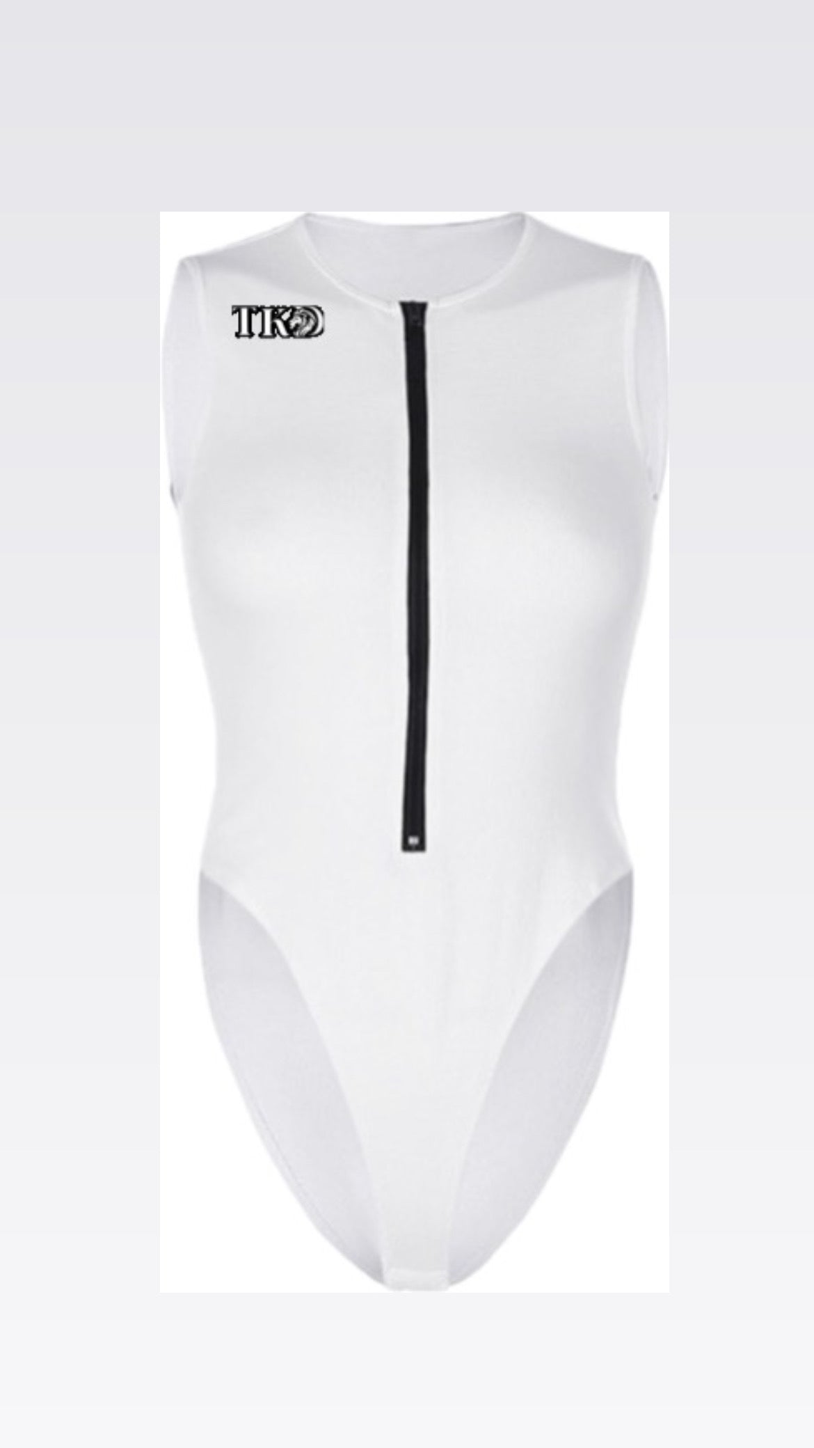 Women Zip Up Bodysuit