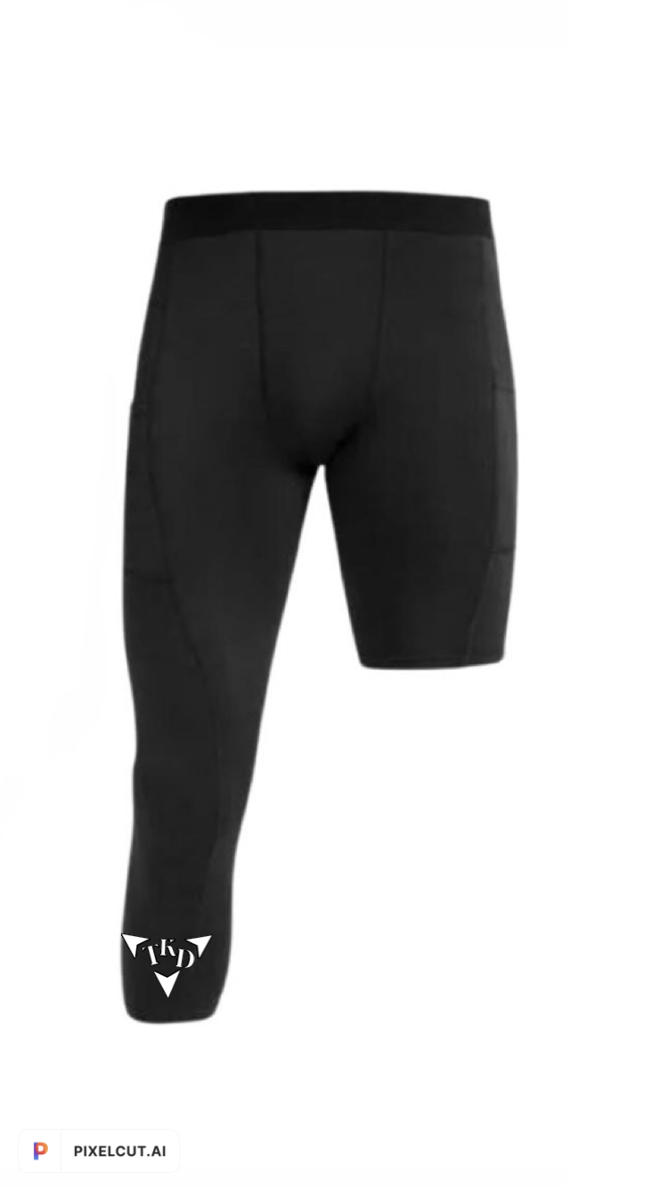 One Leg 3/4 Compression Basketball Pants