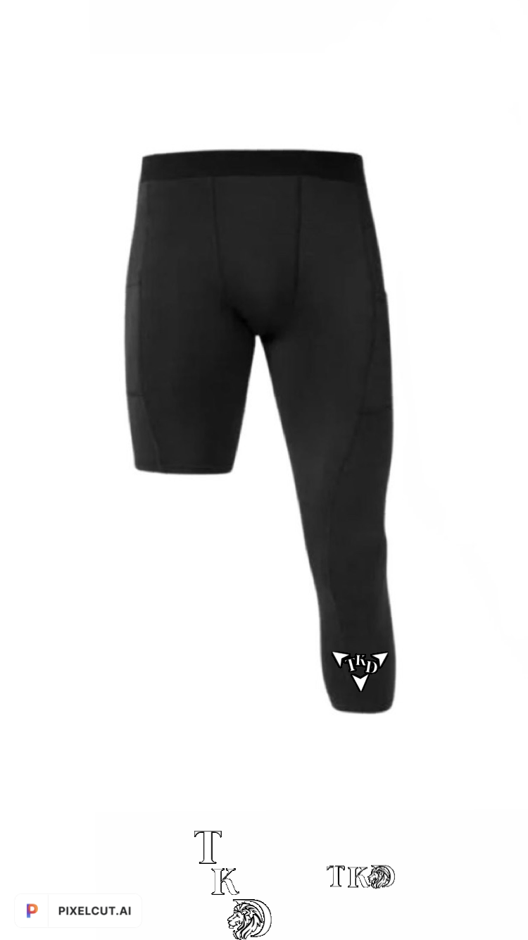 One Leg 3/4 Compression Basketball Pants
