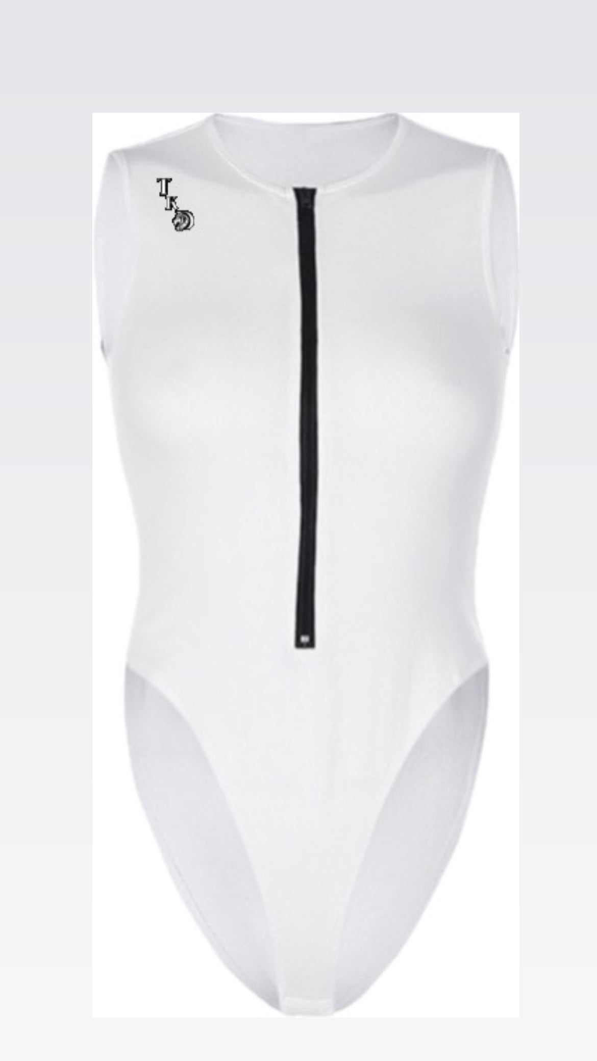 Women Zip Up Bodysuit