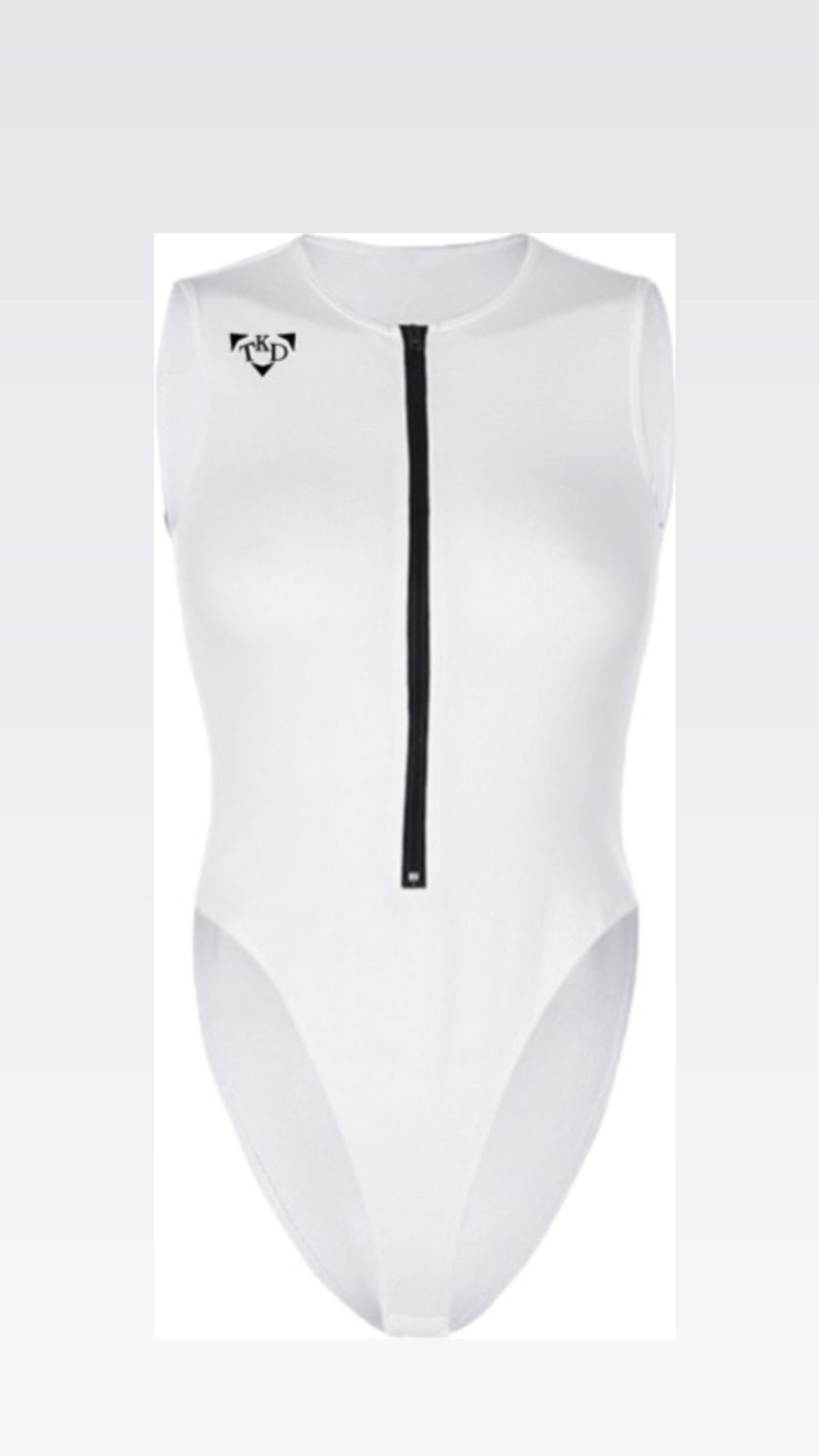 Women Zip Up Bodysuit