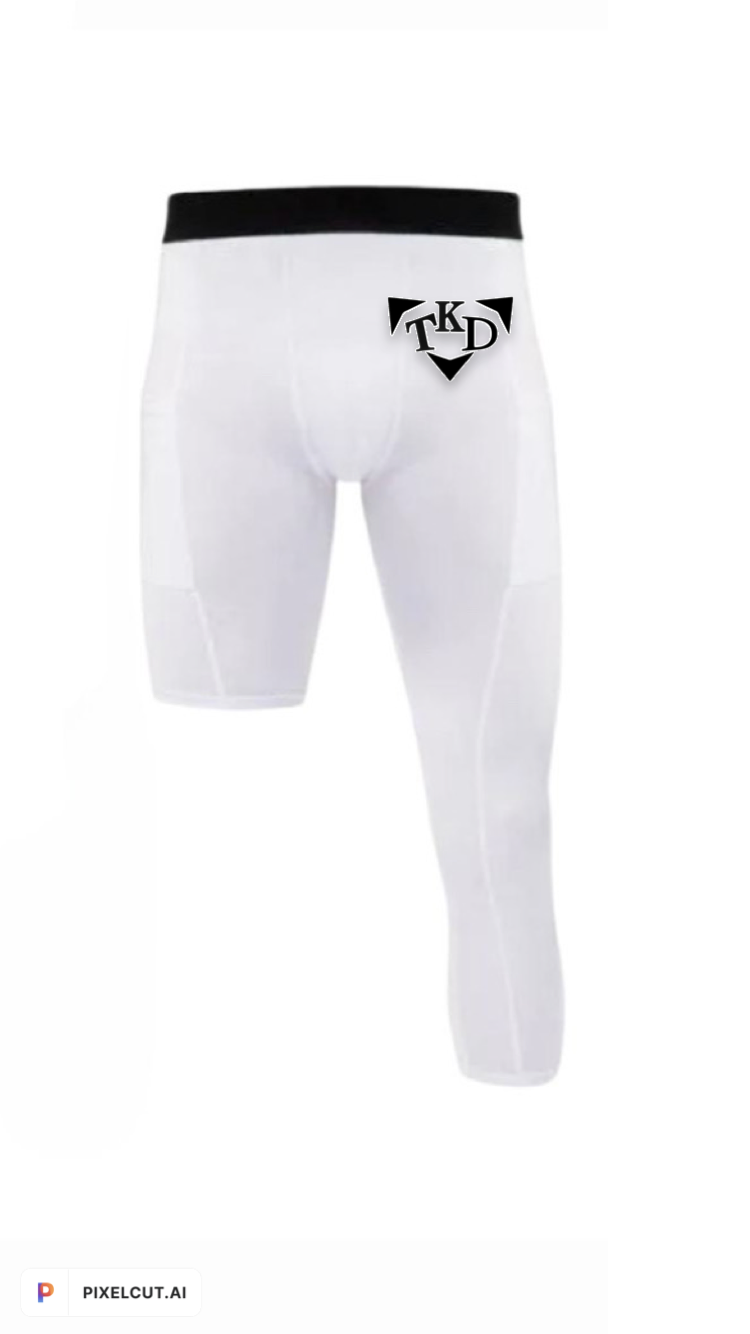 One Leg 3/4 Compression Basketball Pants