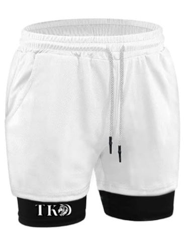 Men 2in1 Compression Shorts