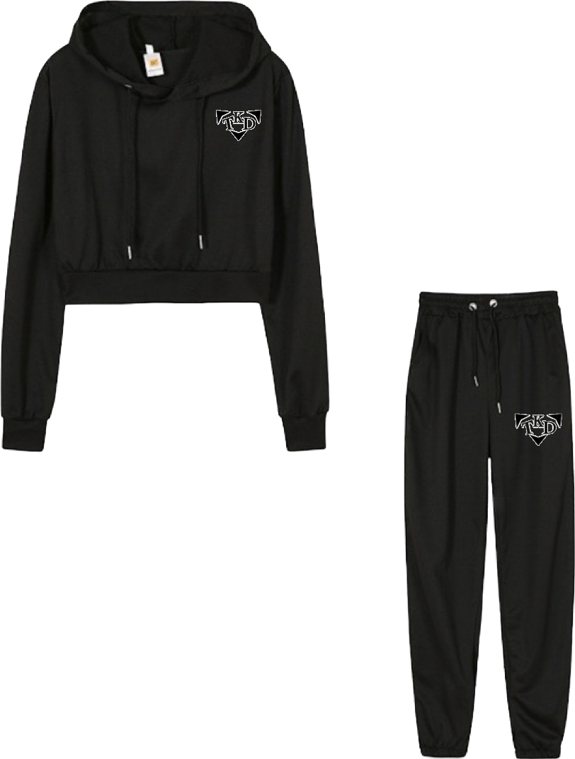 Women Crop Top Jogging Outfit