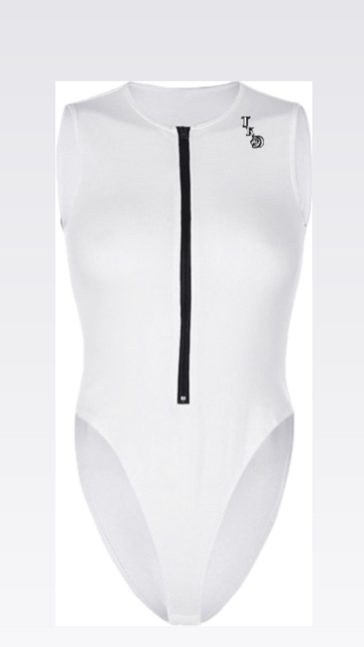 Women Zip Up Bodysuit