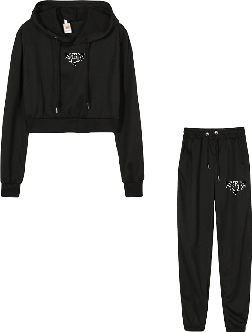 Women Crop Top Jogging Outfit