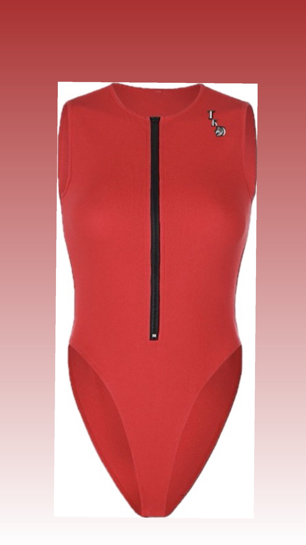 Women Zip Up Bodysuit