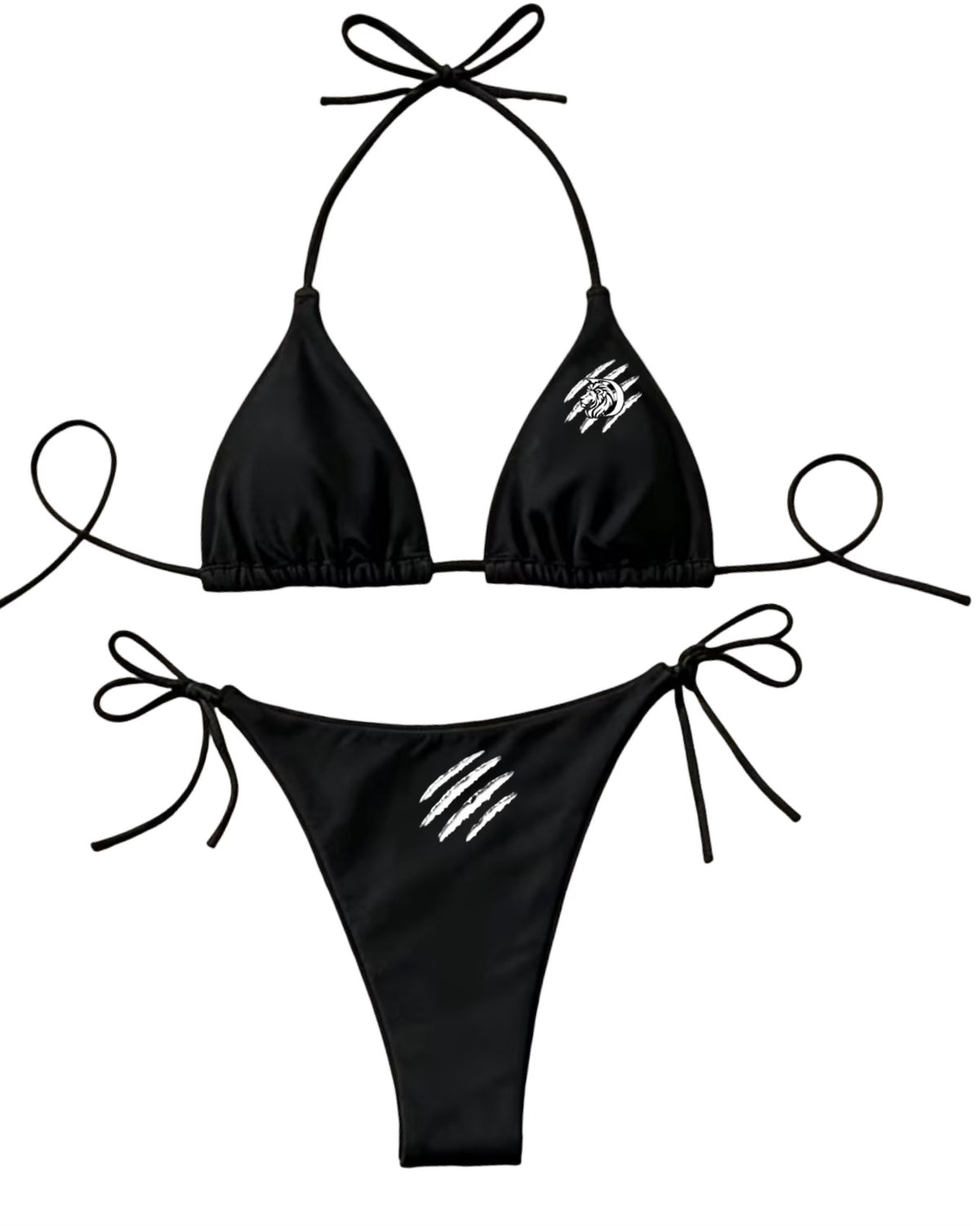 Women’s TKD 2 Piece Bikini Swimsuit Tie Sides