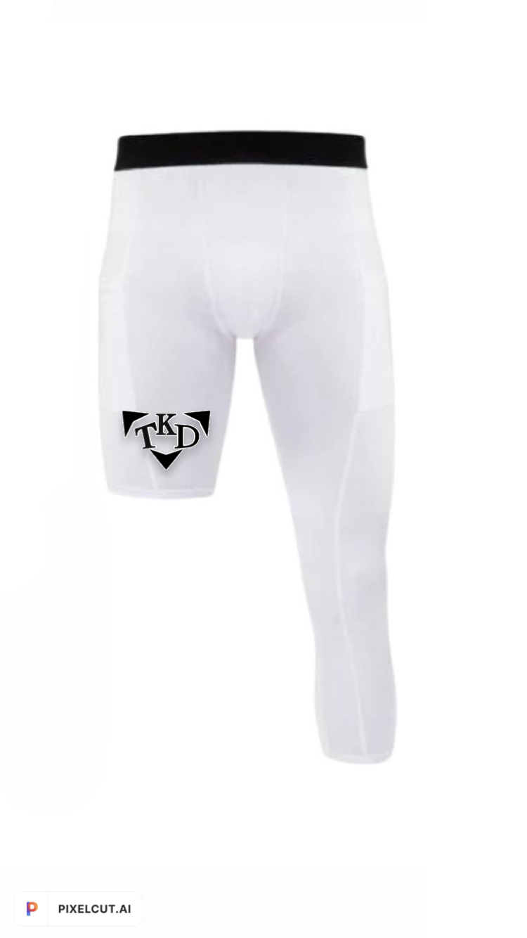 One Leg 3/4 Compression Basketball Pants