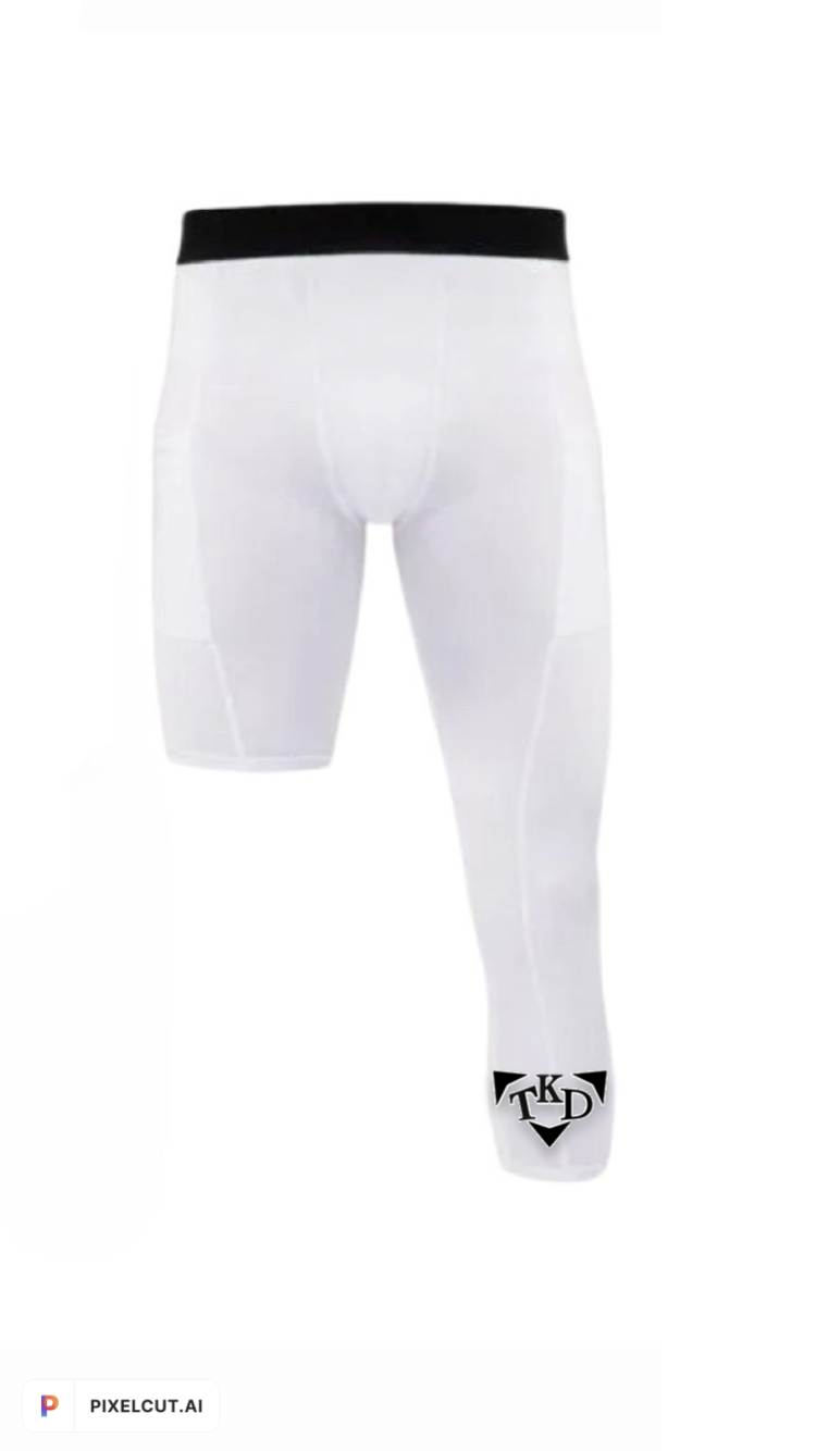 One Leg 3/4 Compression Basketball Pants