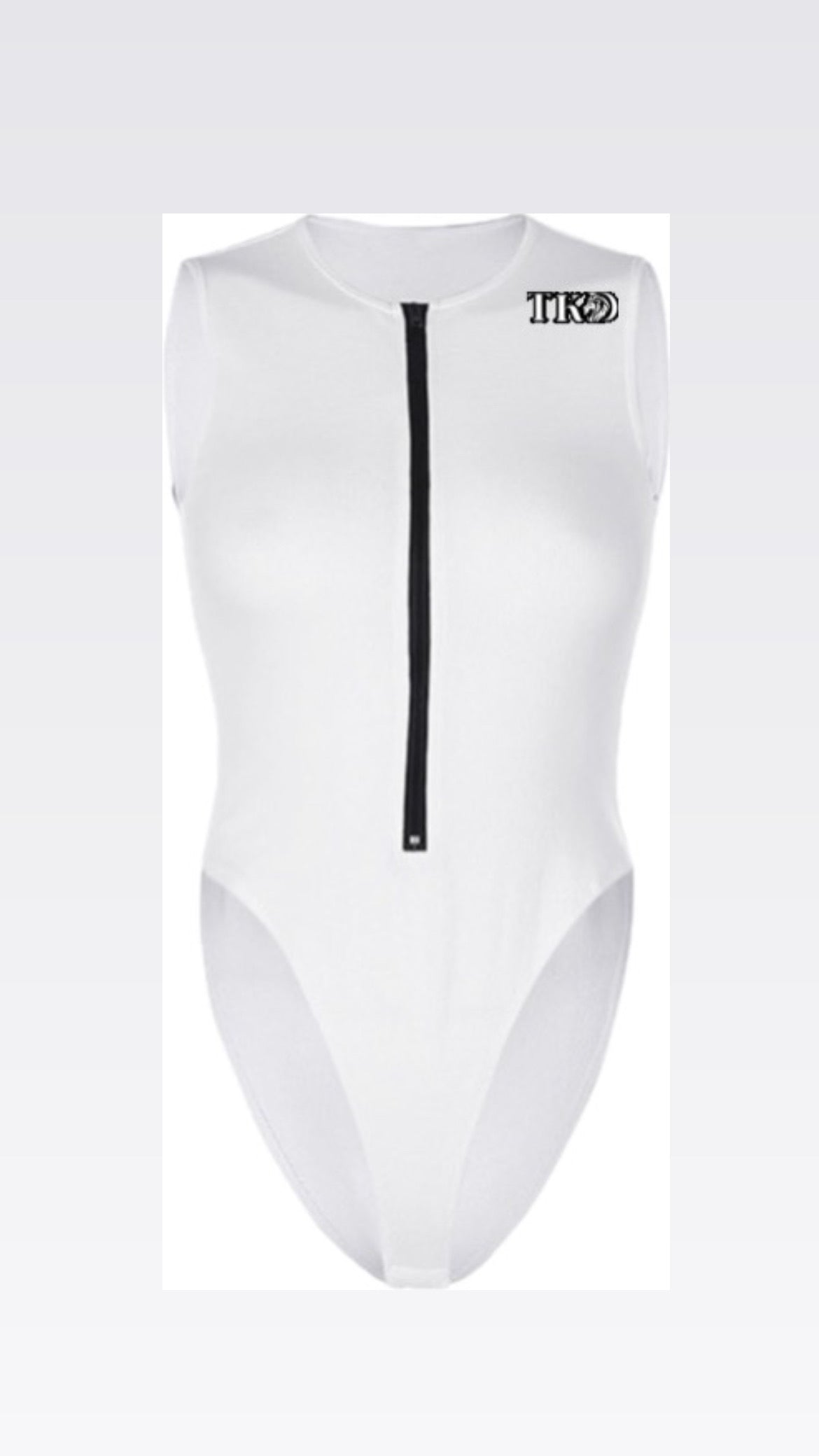 Women Zip Up Bodysuit