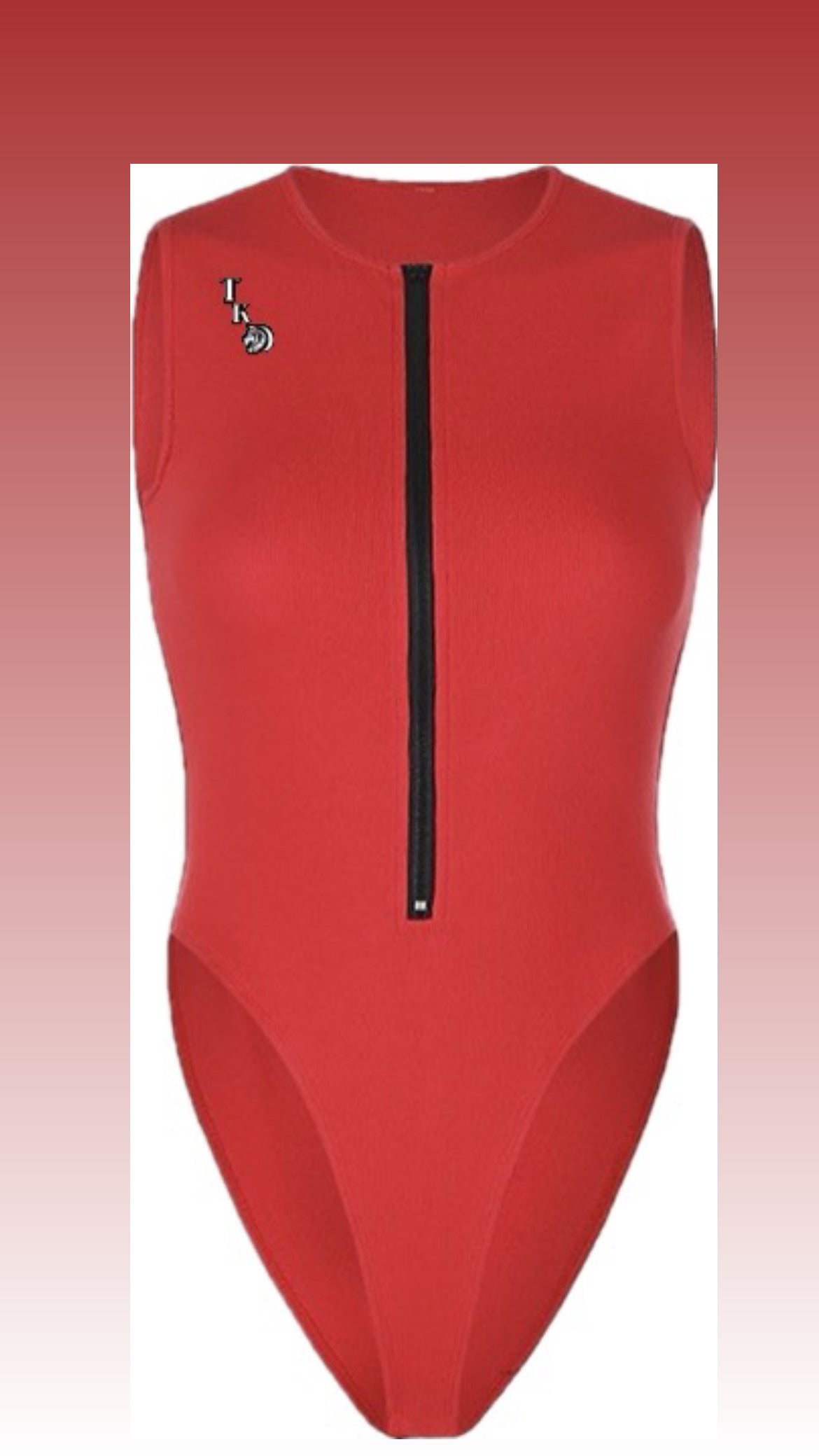 Women Zip Up Bodysuit