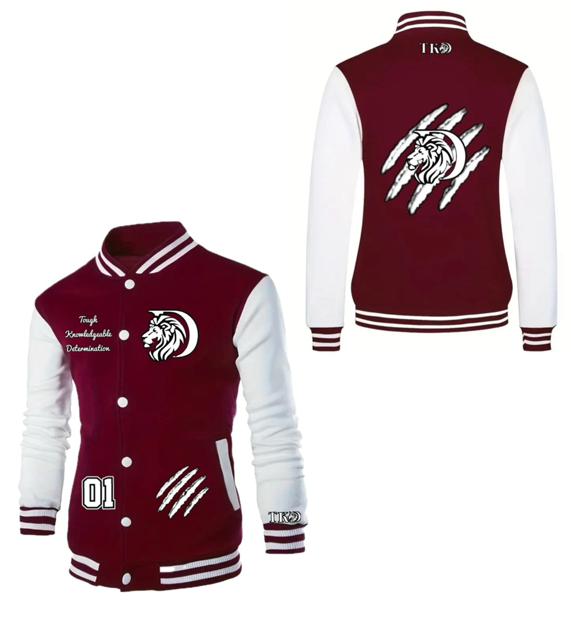 TKD Sweatshirt Varsity Jacket