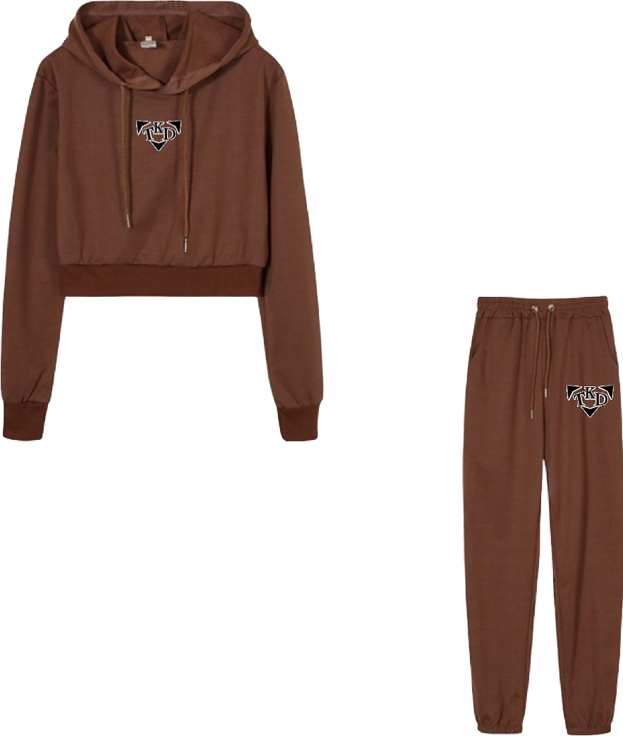 Women Crop Top Jogging Outfit